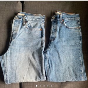 LEVIS Wedgie Icon!!! (Medium & Light wash)